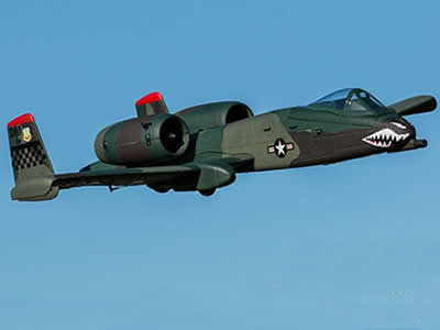 Dynam A-10 Thunderbolt II V2 Green 64mm EDF Jet - PNP  RC airplane