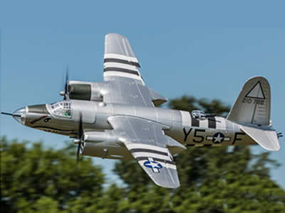 Dynam B-26 Marauder 1500mm (59 inch ) Wingspan - PNP RC airplane 