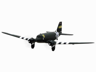 Dynam C-47 Skytrain Green V2 1500mm (59 inch) Wingspan PNP  RC airplane