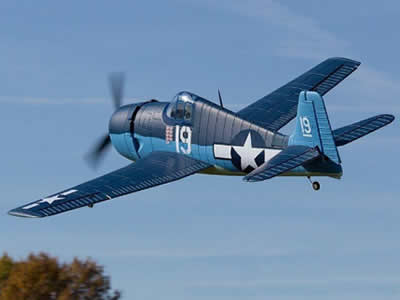 Dynam F6F Hellcat V2 1270mm (50 inch) Wingspan - PNP RC airplane