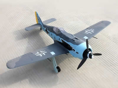 Dynam Focke Wulf FW-190 1270mm V3 with Retracts RC Airplane