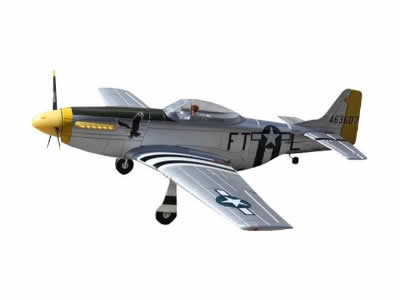 Dynam P-51D Mustang V2 1200mm (47 inch) Wingspan PNP RC airplane