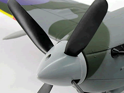 DYNAM SPITFIRE MKIX WITH RETRACTS 1200MM PNP RC airplane