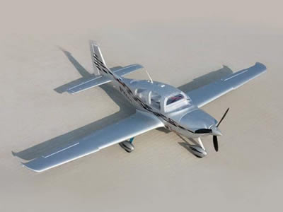 Dynam SR-22 Silver 1400mm PNP Airplane