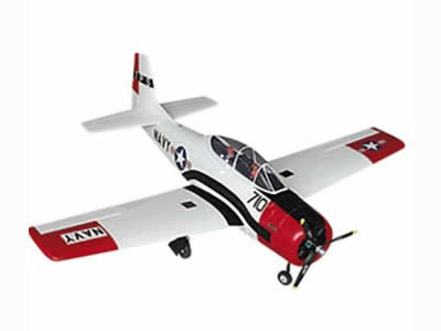 Dynam T-28 Trojan Red V2 1270mm (50 inch) Wingspan PNP RED RC airplane