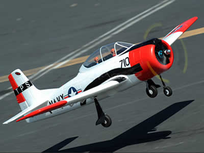 Dynam T-28 Trojan Red V2 1270mm (50 inch) Wingspan PNP RED RC airplane