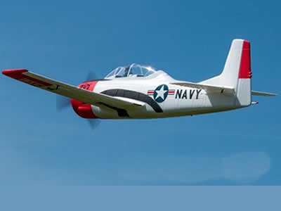 Dynam T-28 Trojan Red V2 1270mm (50 inch) Wingspan PNP RED RC airplane