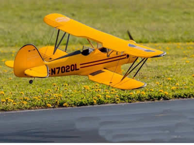 Dynam Waco Yellow 1270mm (50 inch) Wingspan - PNP RC Airplane